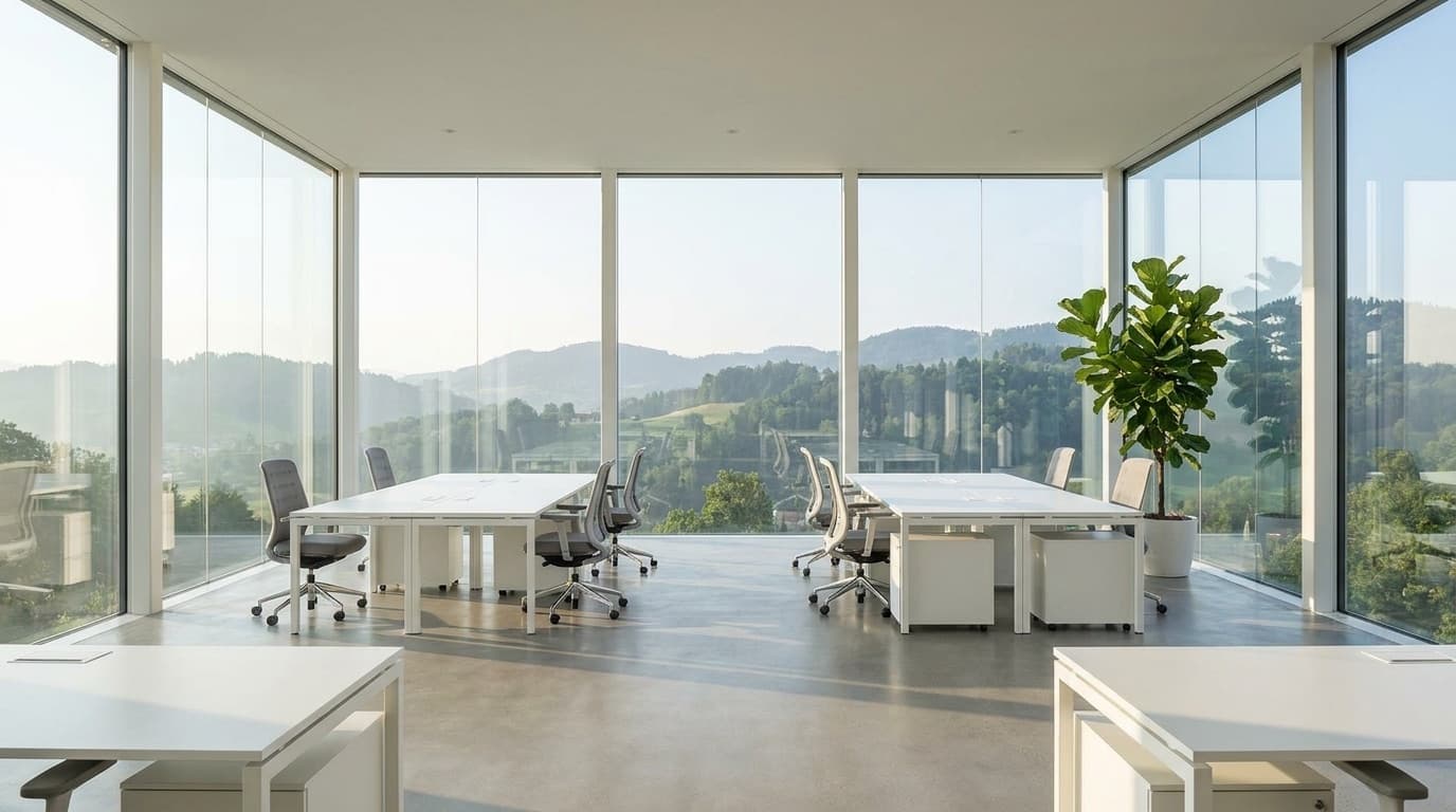 Bureaux modernes et lumineux, parfaitement entretenus